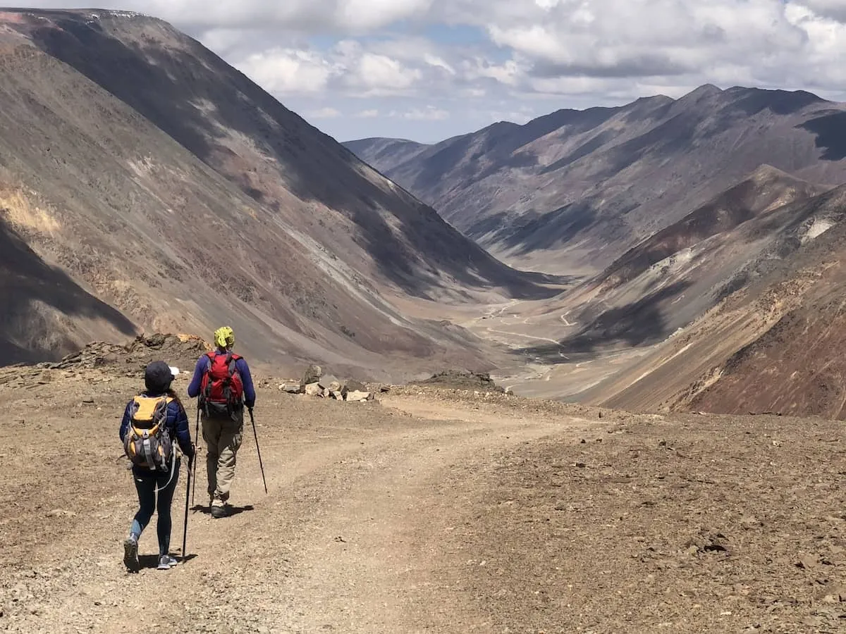 Ascenso guiado de montaña en la cordillera de Iglesia, San Juan