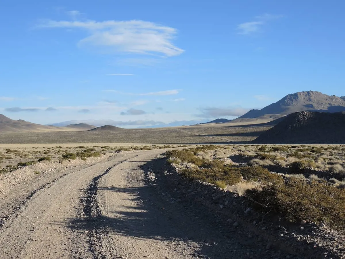 Paisaje de la cordillera en el Parque Nacional San Guillermo